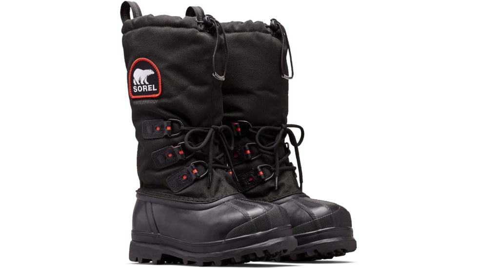 Sorel Glacier XT Winter Boot - Womens, Black/Red Quartz, 6 US, 1573931010-6