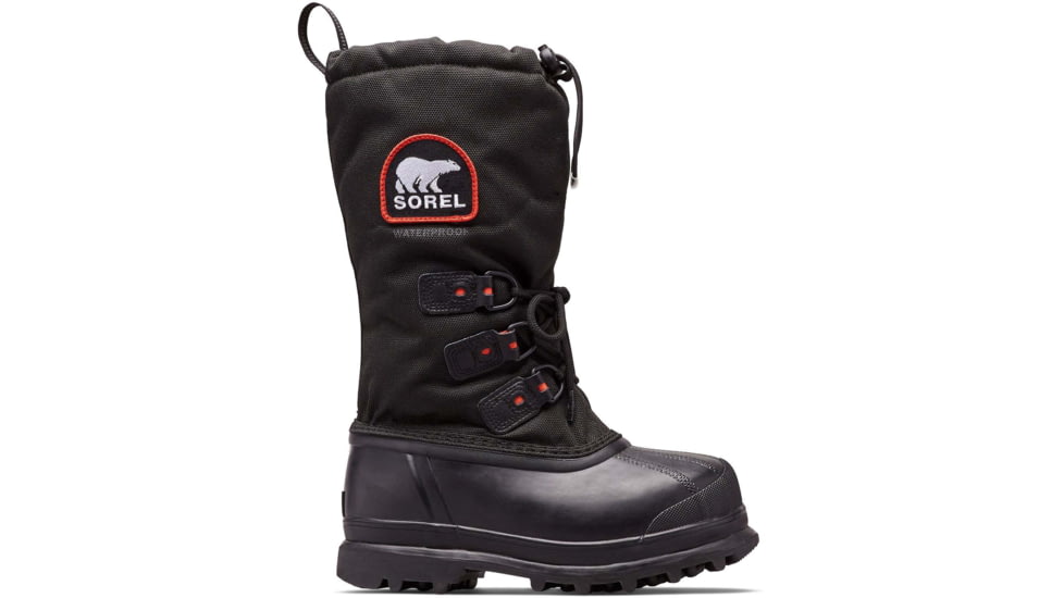 Sorel Glacier XT Winter Boot - Womens, Black/Red Quartz, 6 US, 1573931010-6