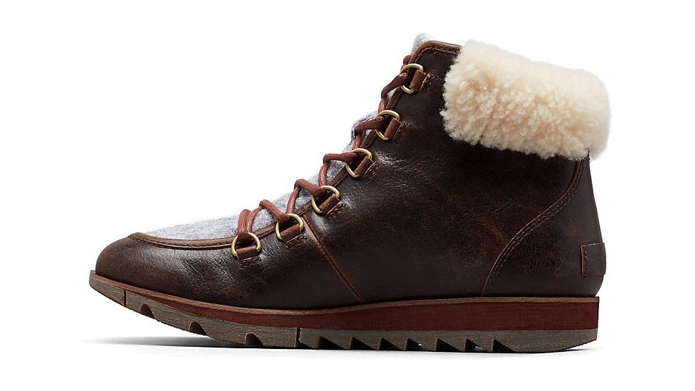 Sorel Harlow Lace Cozy - Womens, Felt Burro, 6, 1876401282-6