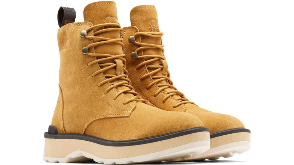 Sorel Hi-Line Lace Boot - Womens, Geo Yellow, Jet, 9.5, 2009111-712-9.5