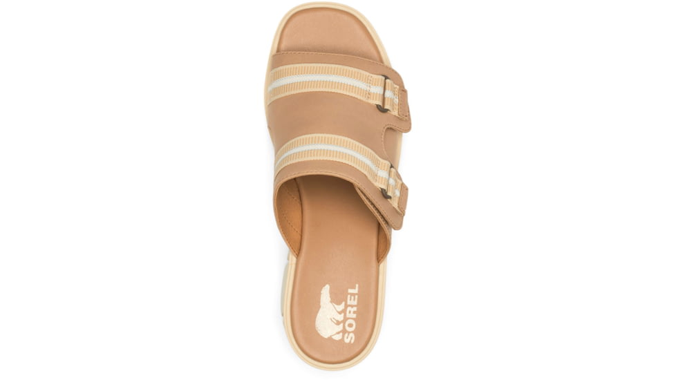 Sorel Joanie III Slide Sandals - Womens, Honest Beige/Chalk, 7.5 US, 2030431-246-7.5