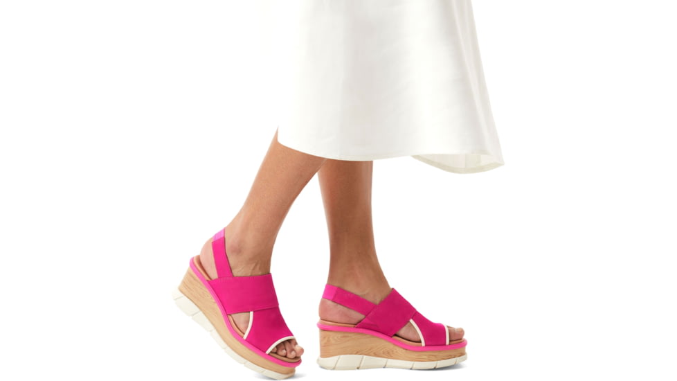 Sorel Joanie III Slingback Sandals - Womens, Fuchsia Fizz/Chalk, 8.5 US, 1988471-650-8.5