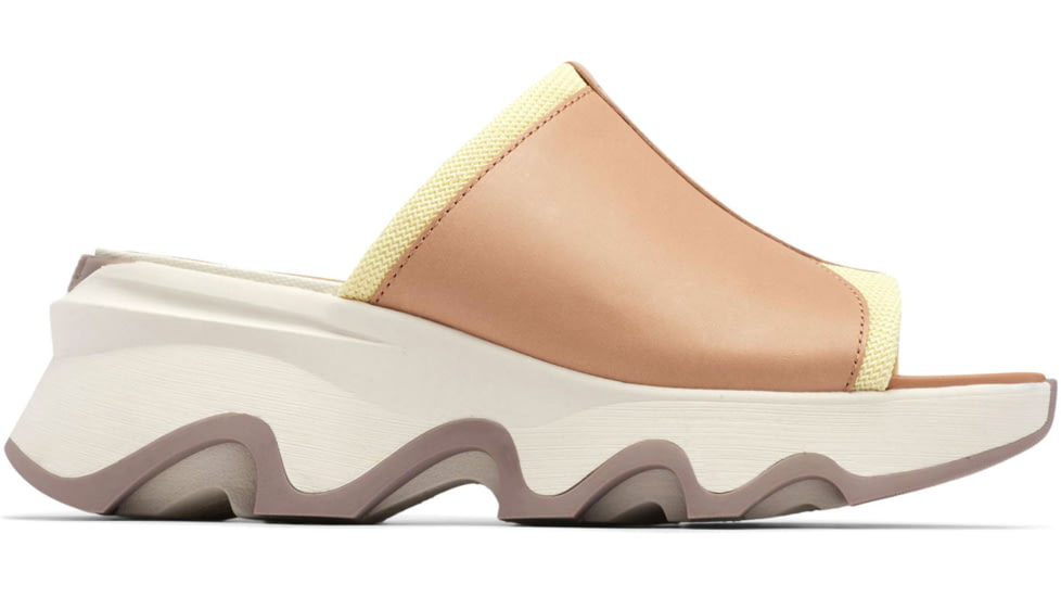 Sorel Kinetic Impact Slide High Sandals - Womens, Honest Beige/Chalk, 7.5 US, 2030471-246-7.5