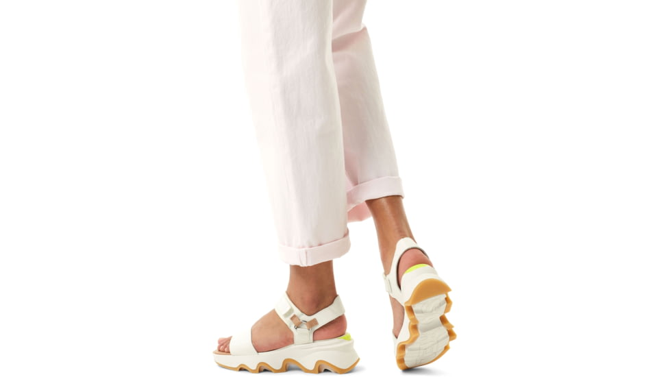 Sorel Kinetic Impact Y-Strap High Sandals - Womens, Sea Salt/Radiation, 8.5 US, 2030461-125-8.5