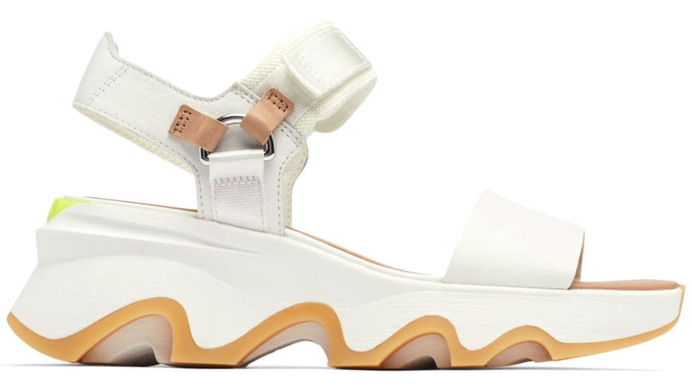 Sorel Kinetic Impact Y-Strap High Sandals - Womens, Sea Salt/Radiation, 8.5 US, 2030461-125-8.5