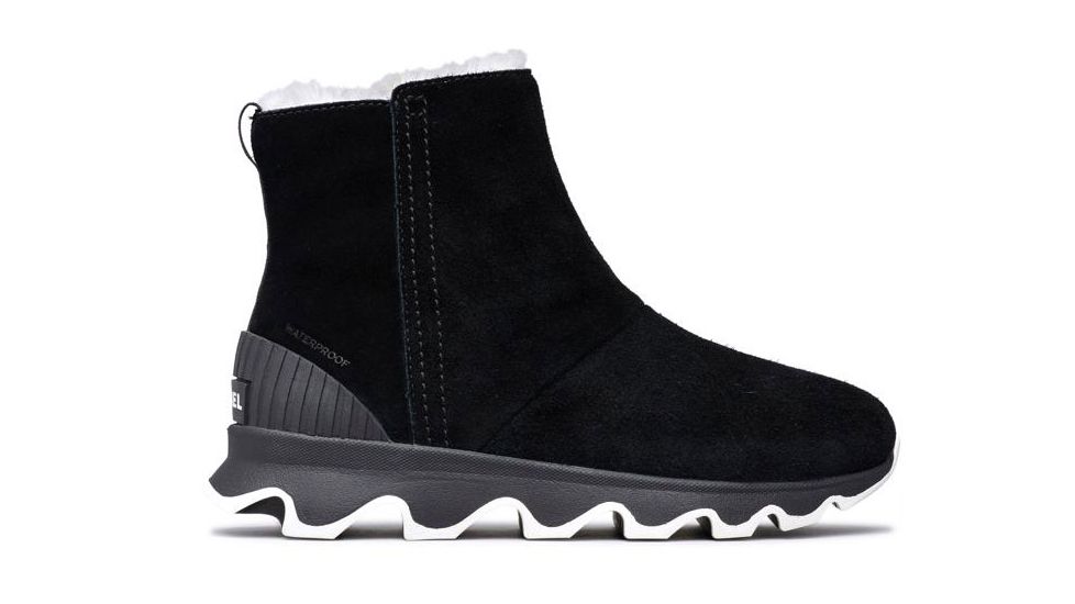 Sorel Kinetic Short Boots - Women's, Black, Sea Salt, 5, 1808191010-5