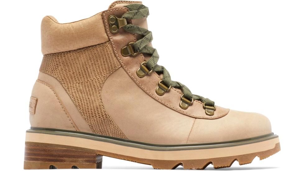 Sorel Lennox Hiker STKD Waterproof Boot - Womens, Canoe, Stone Green, 7, 2009291-262-7