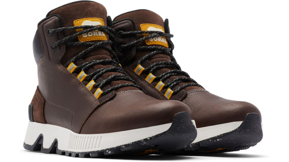 Sorel Mac Hill Mid LTR Waterproof Boot - Mens, Tobacco, Black, 8.5, 1915541-256-8.5
