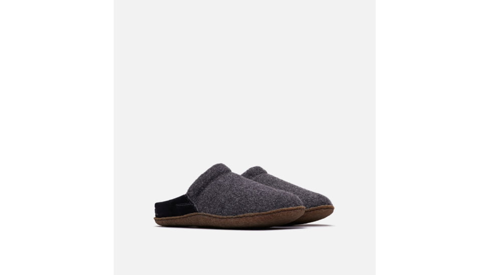 Sorel Nakiska Scuff Slipper - Womens, Black, Natural, 10.5, 1807891010-10.5