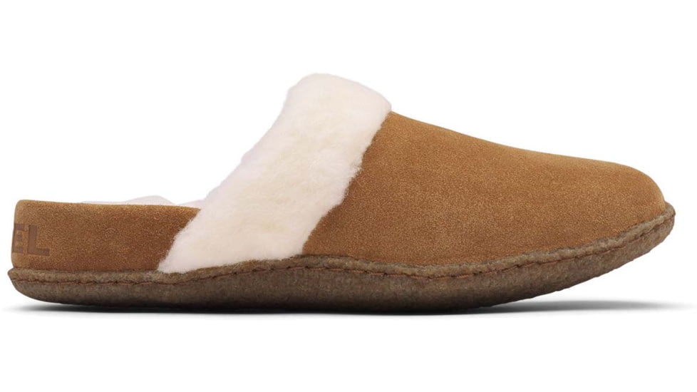 Sorel Nakiska Slide II Slippers - Womens, Camel Brown/Natural, 6 US, 1902881224-6
