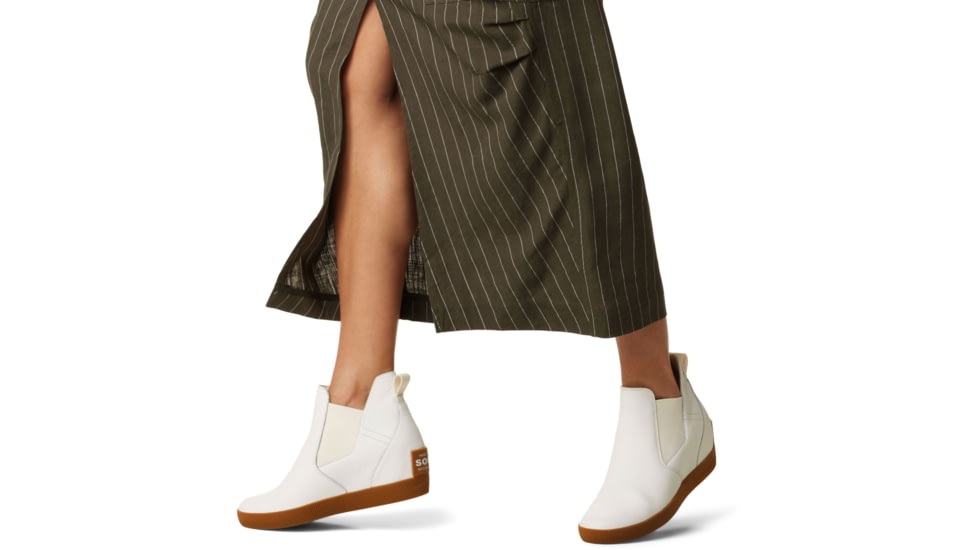 Sorel Out N About Slip-On Wedge Boots - Womens, Sea Salt/Gum 2, 7, 2033021-125-7