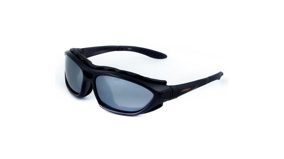 Sos Gripz Riders / Rambler Sunglasses, Frame - Matte Black Tr-90 W/ Temples And Strap / Lens - Pc Z87.1, Smoke /fm