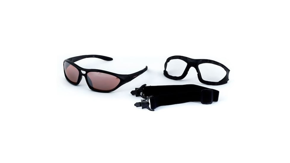 Sos Gripz Riders / Rambler Sunglasses, Frame - Matte Black Tr-90 W/ Temples And Strap / Lens - Pc Z87.1, Driver-fm