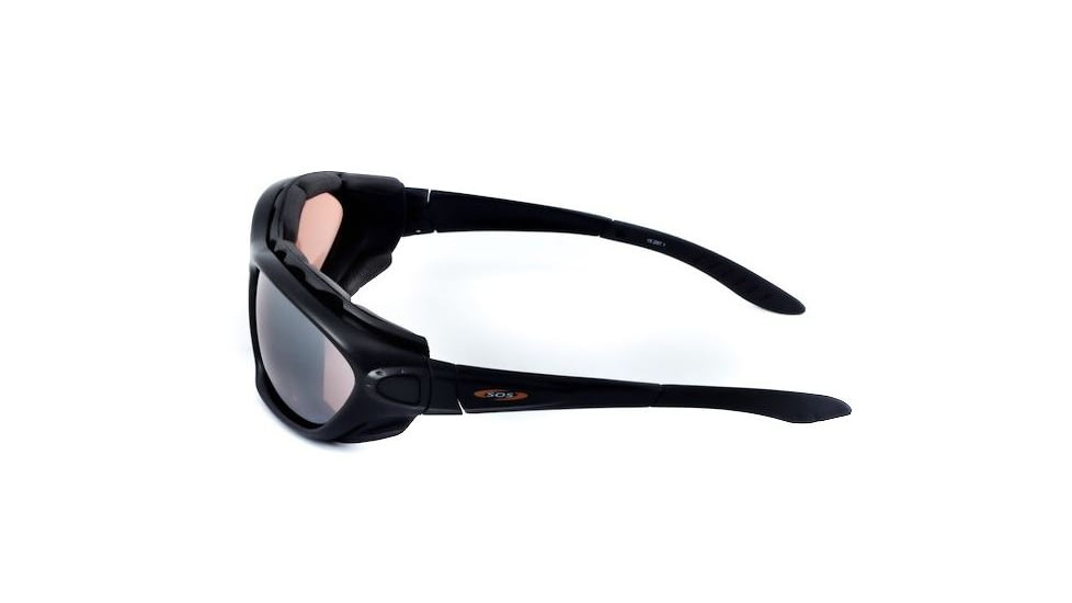 Sos Gripz Riders / Rambler Sunglasses, Frame - Matte Black Tr-90 W/ Temples And Strap / Lens - Pc Z87.1, Driver-fm