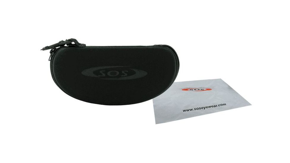 Sos Gripz Riders / Thrasher Sunglasses, Black Frame, Clear/Smoke Lens