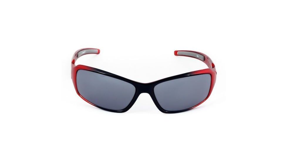 Sos Wraps / Blaze Sunglasses, Frame - Metallic Red/black / Lens - Pc Smoke-fm
