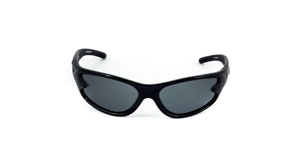 Sos Wraps / Slasher Polar Sunglasses, Metallic Black Frame, Smoke Lens