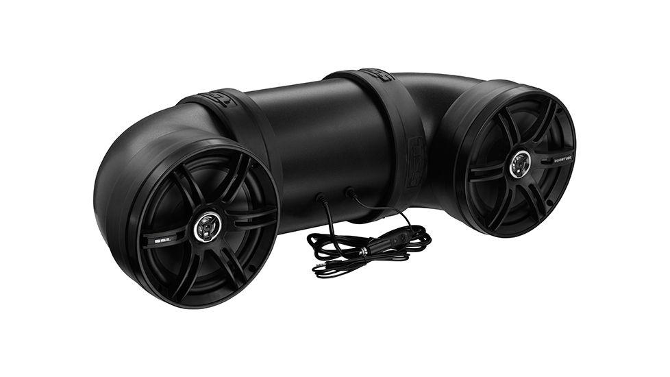 Sound Storm Laboratories Soundtorm Amplifed Boomtube For ATV 8in Marine Speakers 700W Bluetooth Aux Input, Black BTB8