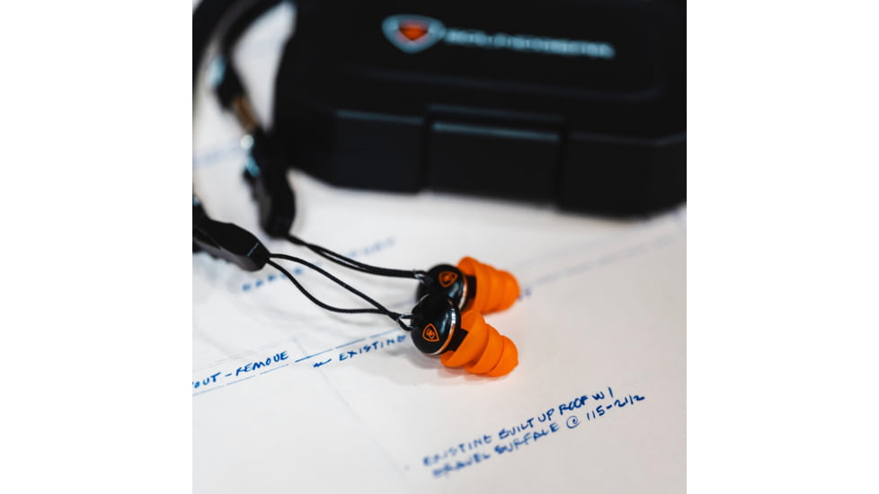 SoundGear Shield Protective Ear Plugs, 93dB, 1 Pair, Orange, P00001867