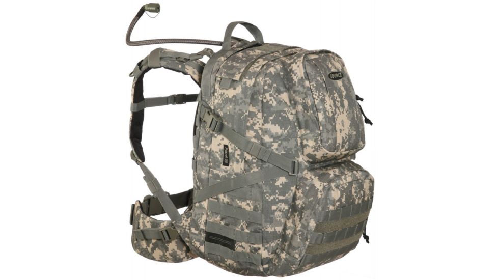 Source Patrol Hydration Pack - 3L/100oz Volume, 33L Cargo, ACU, ACU 4010233003