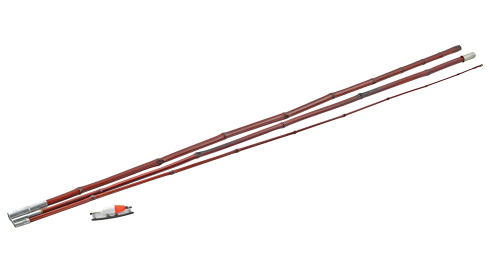 South Bend Deluxe Bamboo Kit 10' 3Pc Pre-Spooled w/Mono Includes: Hook, Weight, &amp; Float, BK10