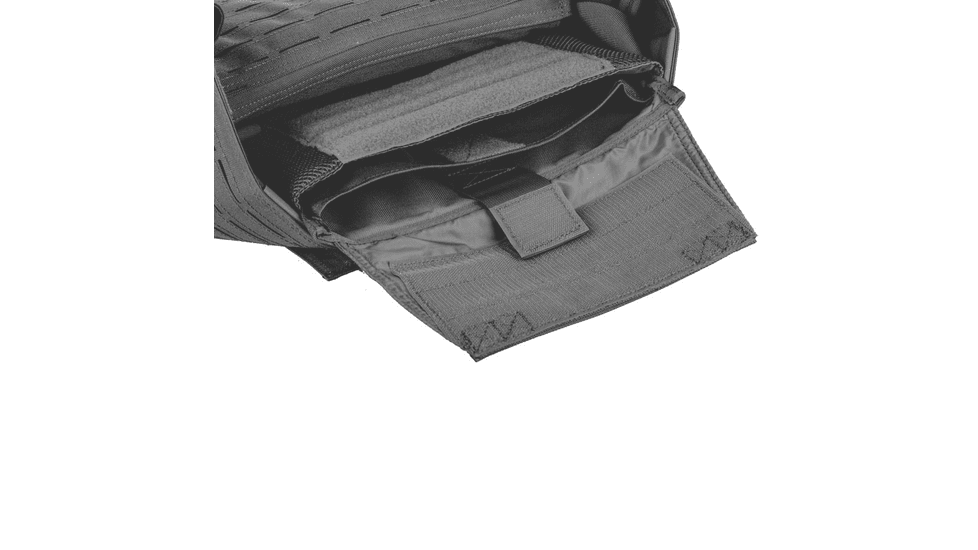 Spartan Armor Systems Achilles Laser Cut Plate Carrier, Small/Extra Large, Black, Adjustable, SAS-AC-LC-BK