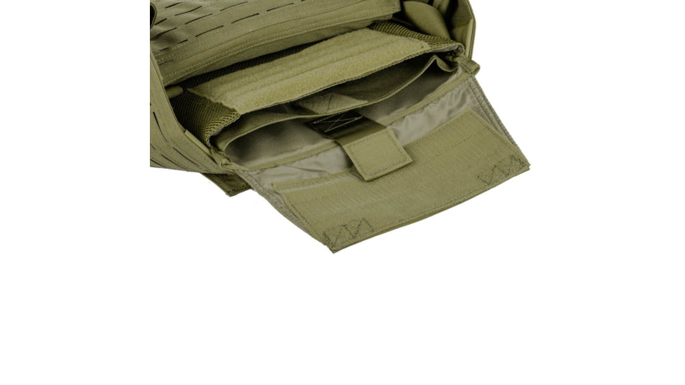 Spartan Armor Systems Achilles Laser Cut Plate Carrier, Small/Extra Large, OD Green, Adjustable, SAS-AC-LC-OD