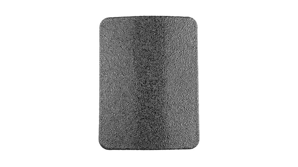 Spartan Armor Systems AR500 Omega Steel Core Body Armor Set Of Two Side Plates, Base Coat, Black, 6x8, SAS-AR50068