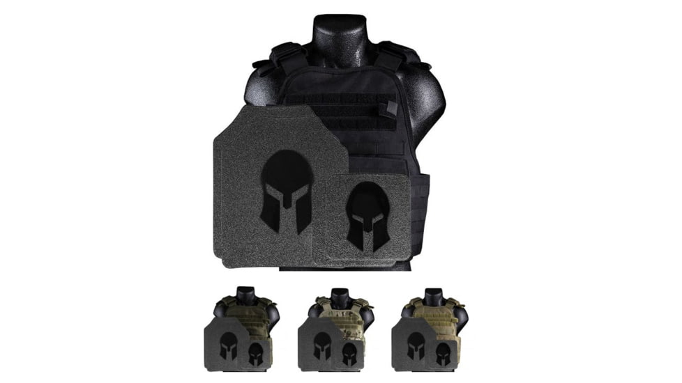 Spartan Armor Systems Armor/Condor Mopc Plate Carrier And Omega AR500 Body Armor Platform, Black, Coyote Brown, Multi Cam, OD Green