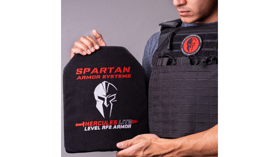Spartan Armor Systems Hercules LITE RF2/III+ Aluminum Oxide Ceramic Body Armor Plates