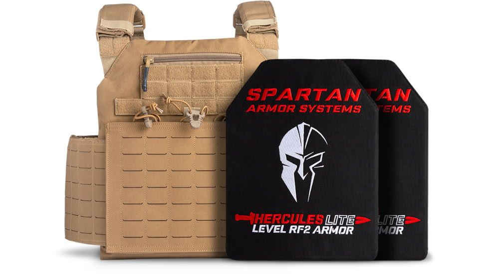 Spartan Armor Systems Hercules Lite RF2 Level III+ 1000d Polyester Achilles Package