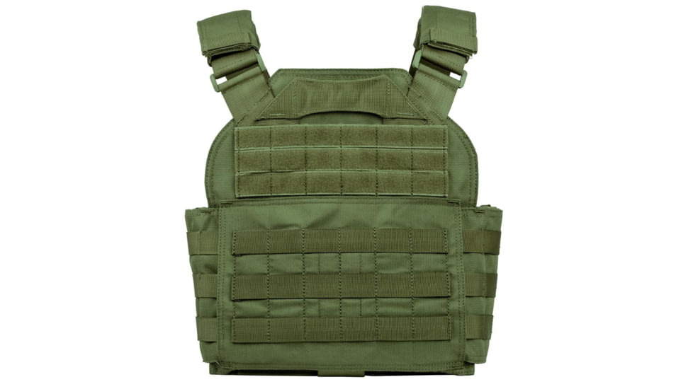 Spartan Armor Systems Shooters Cut Plate Carrier, Medium/Extra Large, OD Green, Adjustable, SAS-SHPC-OD