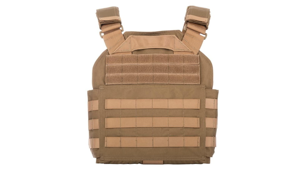 Spartan Armor Systems Shooters Cut And Omega AR500 Body Armor Package, Small/Extra Large, Tan, Adjustable, SA-AR500PKG-SHPC-TAN-SP