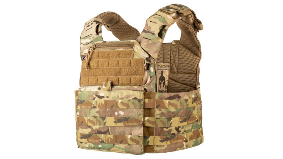 Spartan Armor Systems Leonidas Plate Carrier, Multi-Cam, Adjustable, WBT-LEO-MC