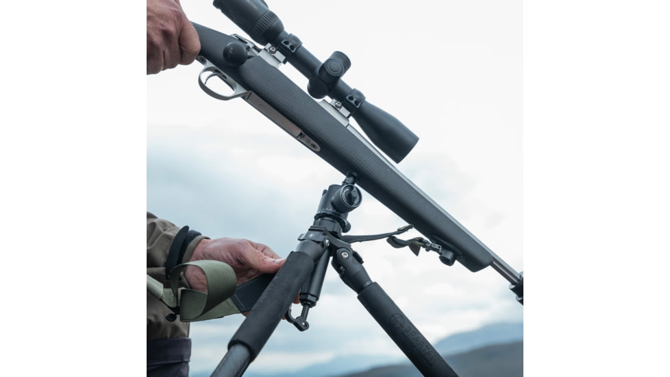 Spartan Precision Equipment Ascent Tripod w/Davros Pro Head, Gen 2, Mountain, SP03-022-R