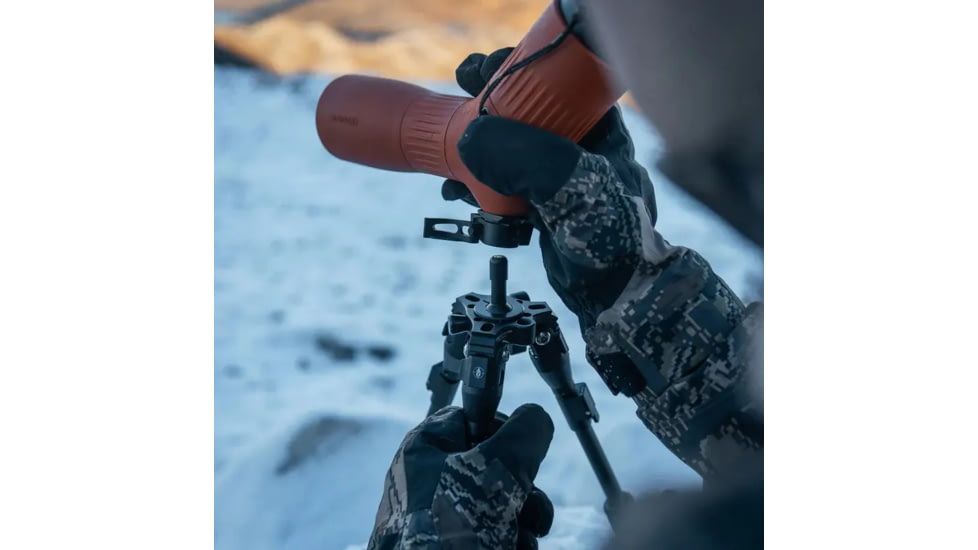 Spartan Precision Equipment Disc-Lok Spigot Hoplite Tripod, Black, SP03-039-R