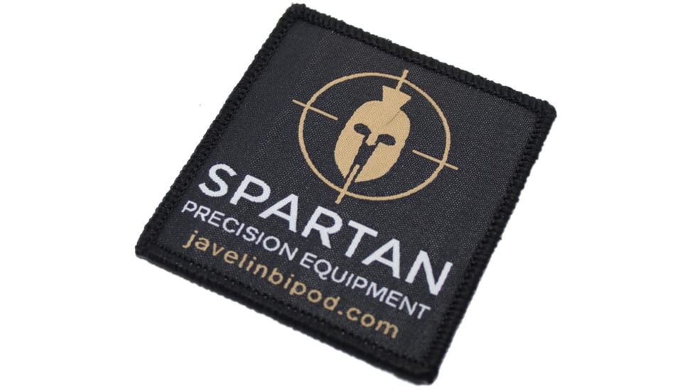 Spartan Precision Equipment Spartan Woven Patch, Black, SP09-02-R