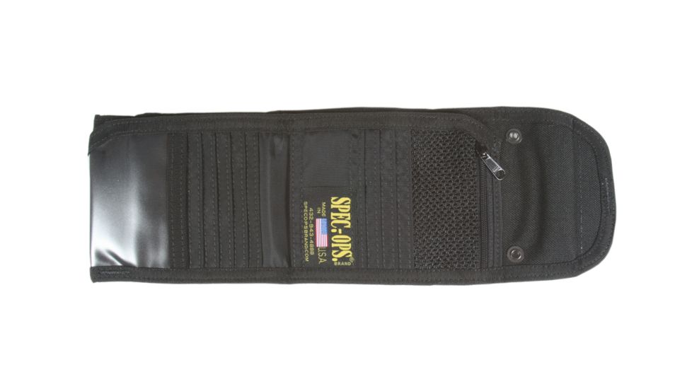 Spec-Ops T.H.E. Wallet, BK - Black w/ 'Shark-Bite' Closure