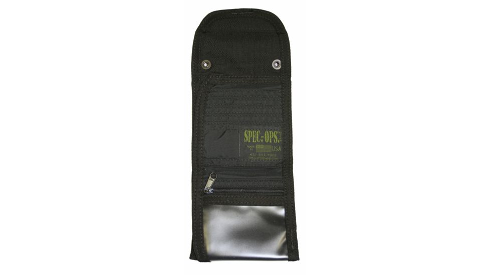 Spec-Ops Nylon T.H.E. Wallet J.R., Black w/ 'Shark-Bite' Closure 100070201