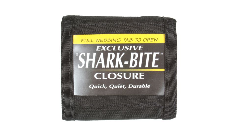 Spec-Ops Nylon T.H.E. Wallet J.R., Black w/ 'Shark-Bite' Closure 100070201