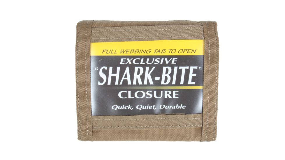 Spec-Ops Nylon T.H.E. Wallet J.R., Coyote Brown w/ 'Shark-Bite' Closure 100070211