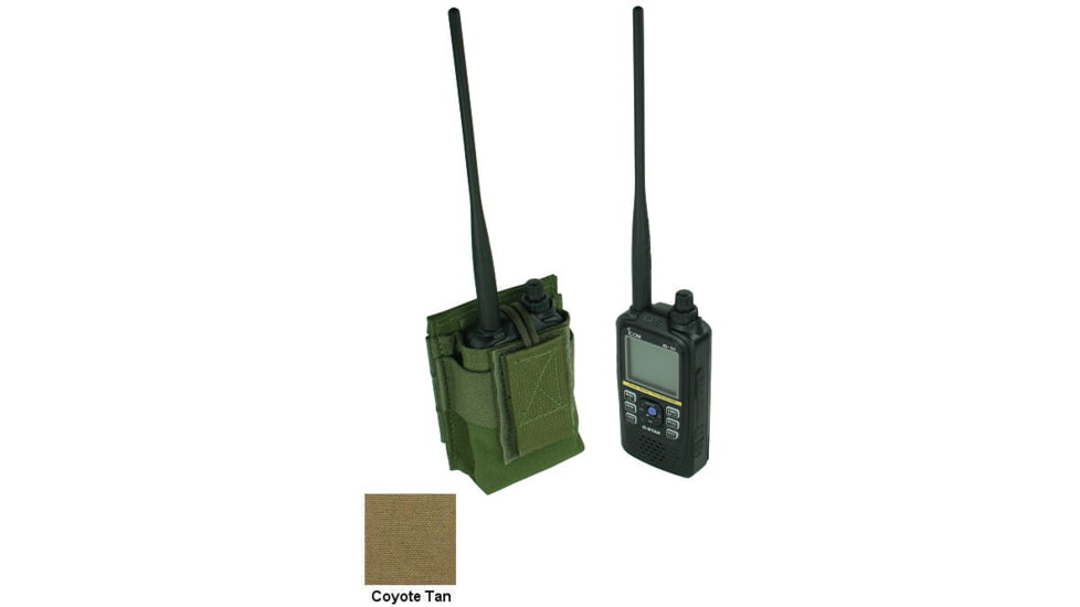Specter Gear Belt Mounted Radio Pouch, Fits Icom ID-51, Coyote, 1224 COY