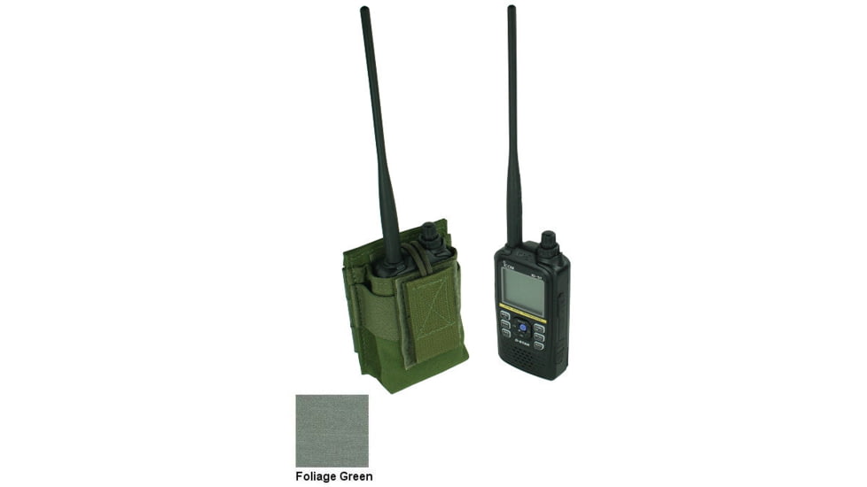 Specter Gear Belt Mounted Radio Pouch, Fits Icom ID-51, Foliage Green, 1224 FG