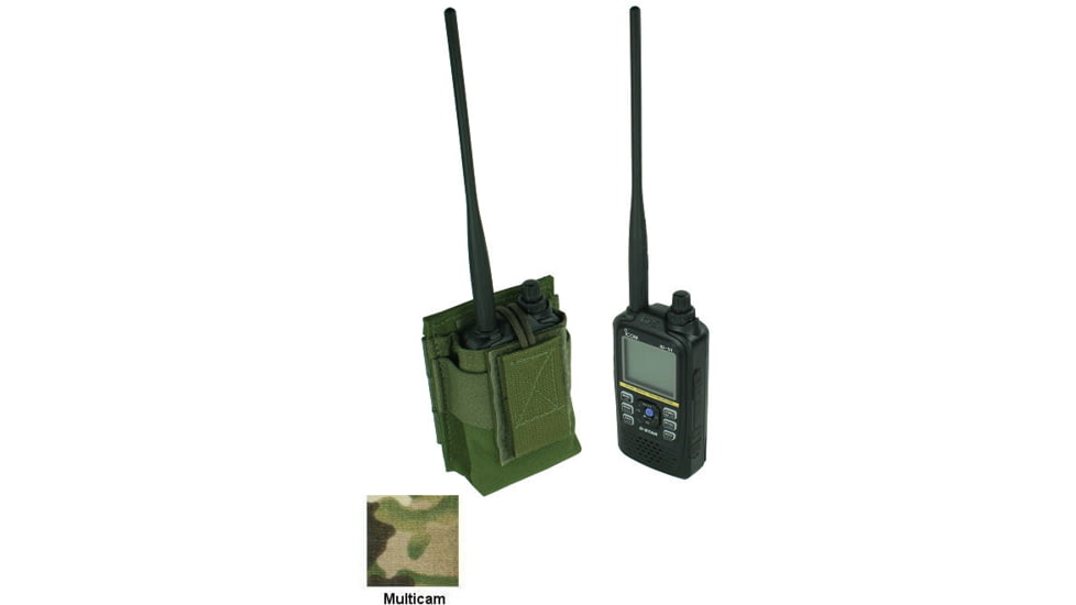 Specter Gear Belt Mounted Radio Pouch, Fits Icom ID-51, MultiCam, 1224 MULT