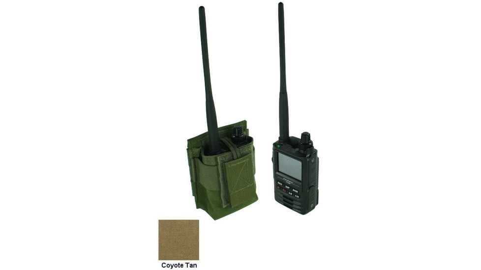 Specter Gear Belt Mounted Radio Pouch, Fits Yaesu FT-3D, Coyote, 1222 COY