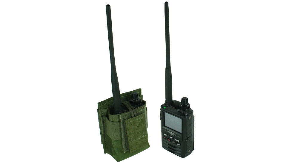 Specter Gear Belt Mounted Radio Pouch, Fits Yaesu FT-3D, OD Green, 1222 OD