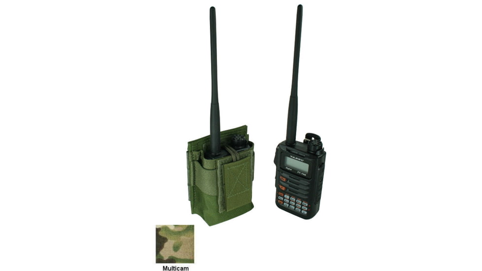Specter Gear Belt Mounted Radio Pouch, Fits Yaesu FT-70D, MultiCam, 1220 MULT
