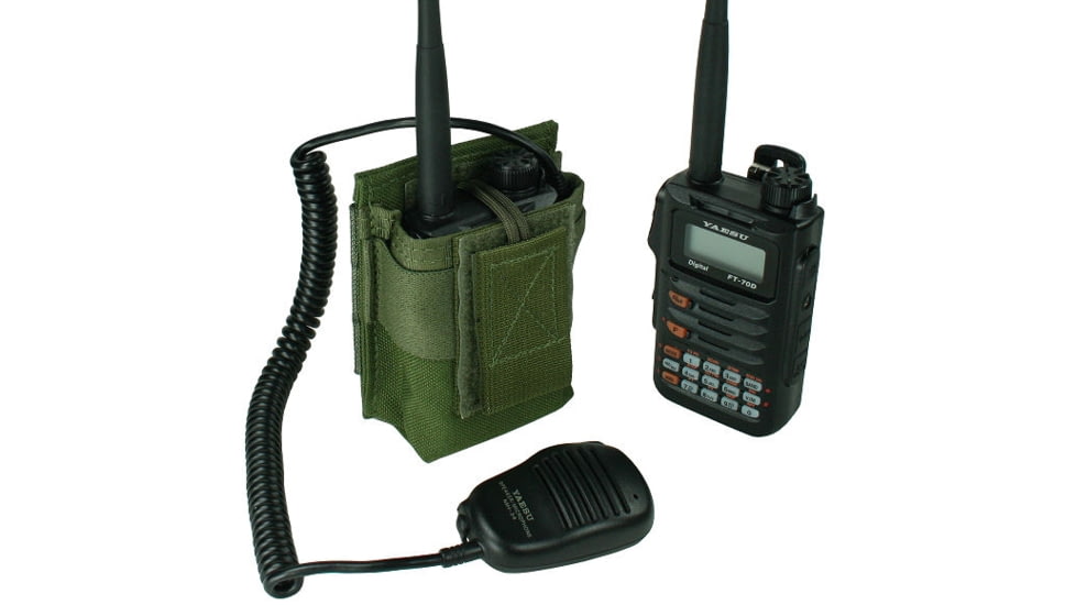 Specter Gear Belt Mounted Radio Pouch, Fits Yaesu FT-70D, OD Green, 1220 OD