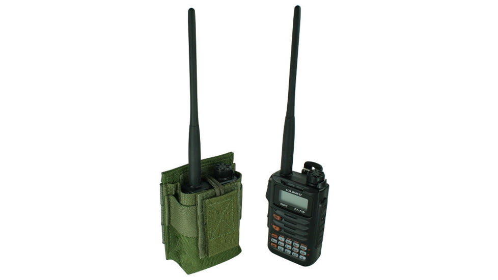 Specter Gear Belt Mounted Radio Pouch, Fits Yaesu FT-70D, OD Green, 1220 OD