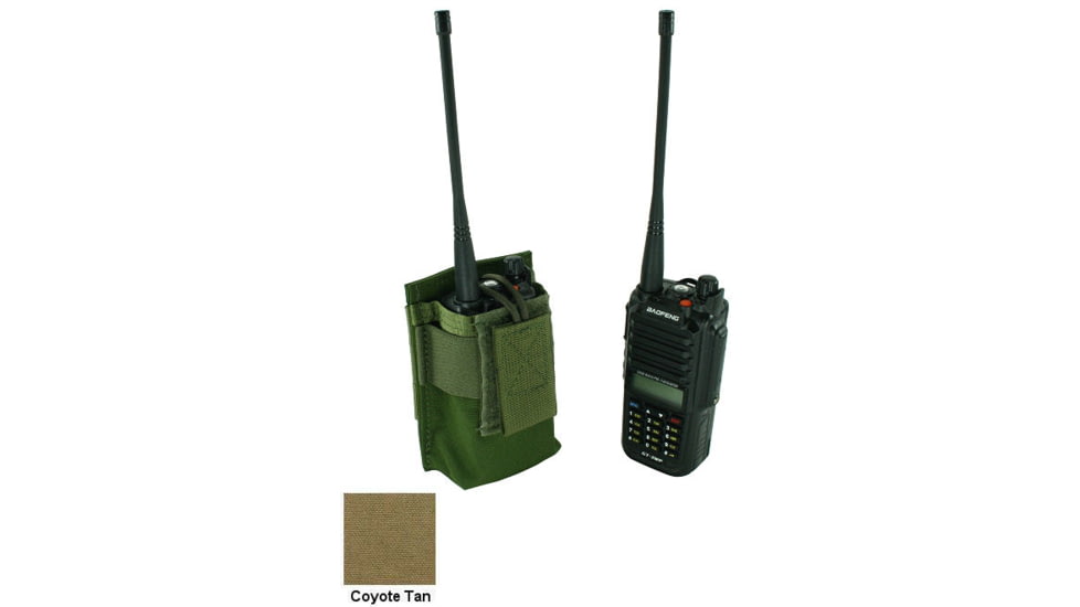 Specter Gear MOLLE Radio Pouch, Fits Baofeng GT-3WP, Coyote, 1227 COY